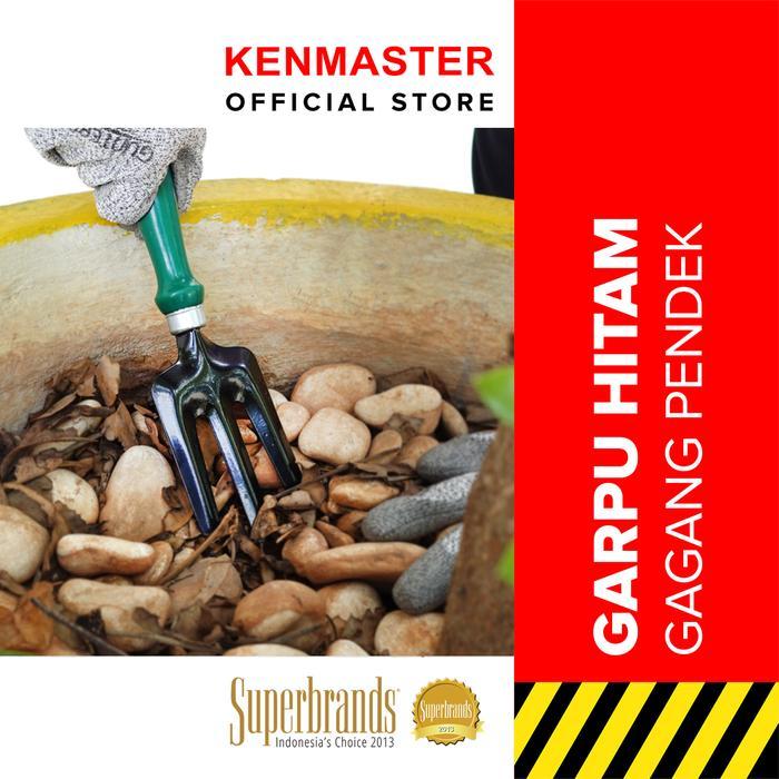 Kenmaster Alat Kebun - Garpu Hitam / Garpu Berkebun / Garden Tool / Garukan Berkebun / Garden Tools