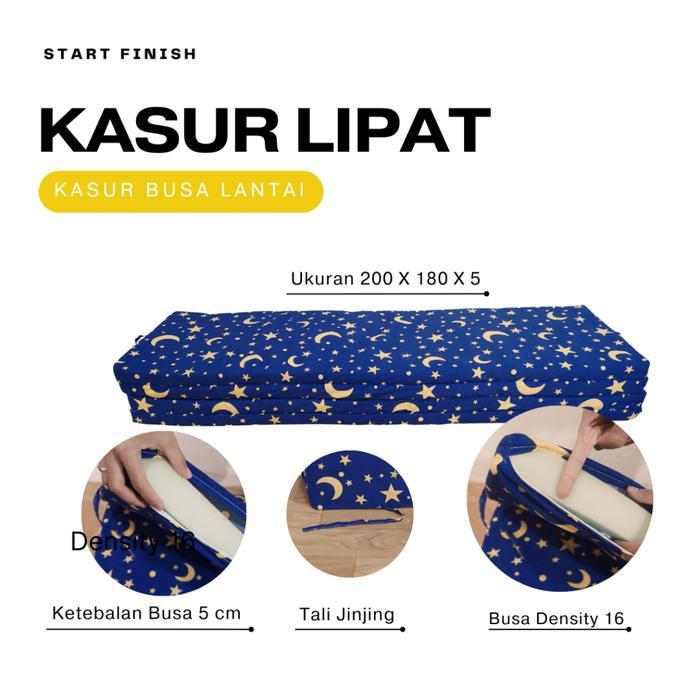 KASUR LIPAT 4 TEBAL 5 UK. 200x180x5 / KASUR BUSA LIPAT 4 / KASUR BUSA / KASUR MATRAS Furniture