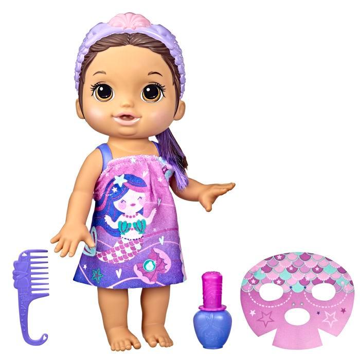 ur4w- Toys Kingdom Baby Alive Set Boneka Bayi Glam Spa - Cokelat