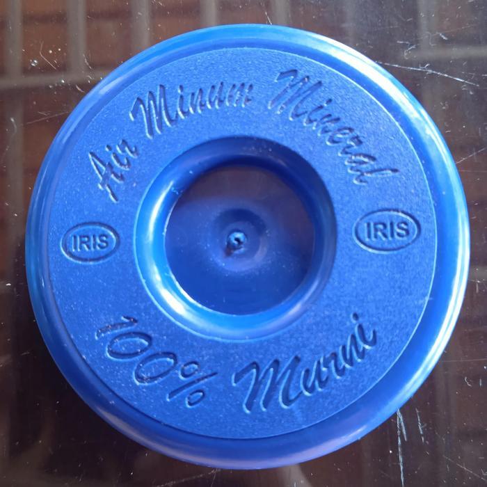 Tutup Galon Knop Isi Ulang Warna Biru 1000 Pcs / Tutup Galon Depot Isi Ulang / Tutup Galon Warna