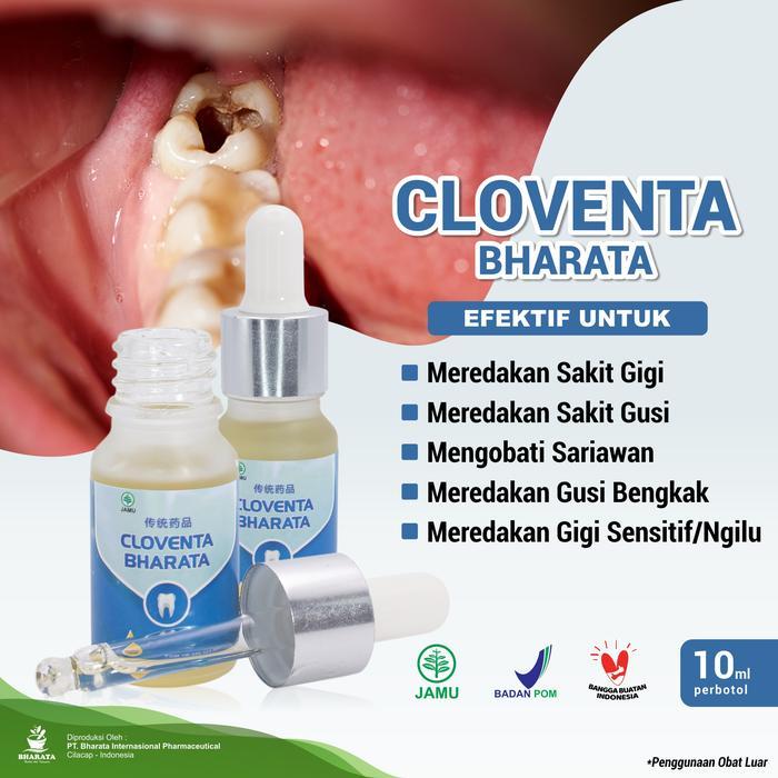CLOVENTA BHARATA Organik gusi mulut Bau Indonesia Non-Medis TERLARISBEST QUALITYBEST SELLER