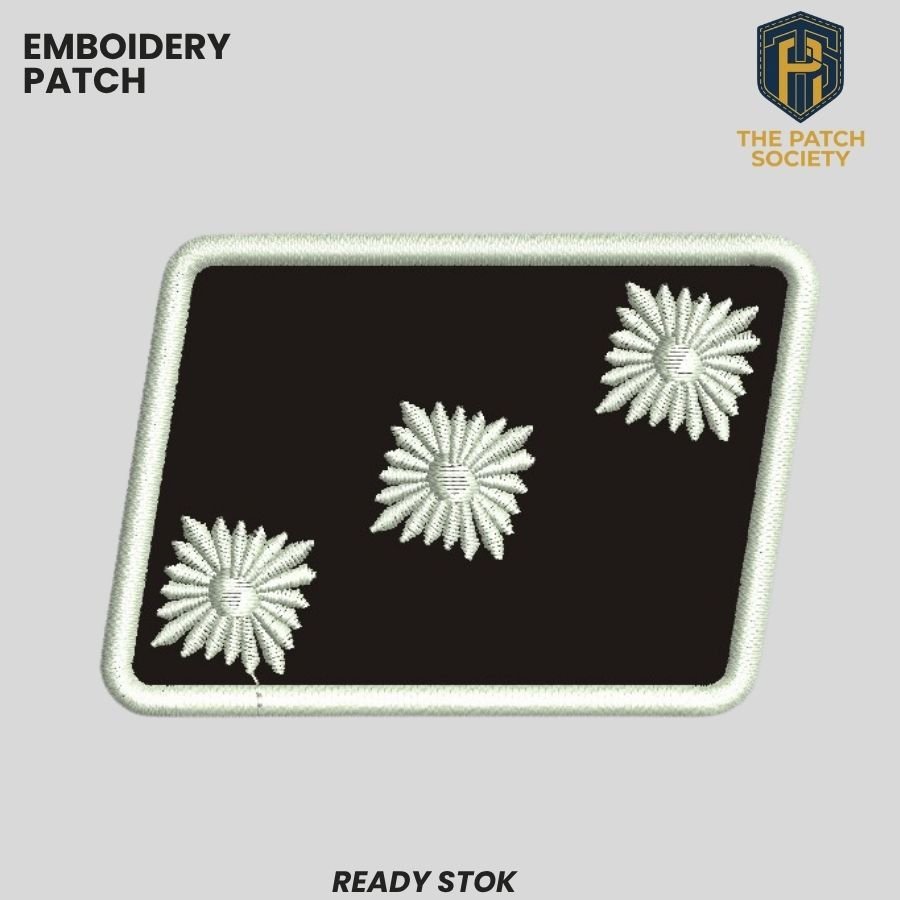 PATCH BORDIR LOGO NSKK SS MILITARY WW2 AKSESORIS EMBLEM UK STANDAR EMBROIDERY | SOCIETY-124