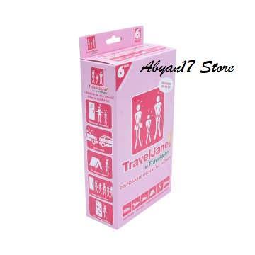 Cola - Traveljohn Kantung Urin Wanita 800Ml 6Pcs Disposable Urinal Women