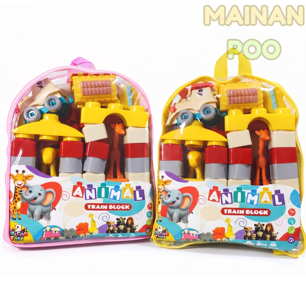 MAINAN BALOK SUSUN KREATIF PUZZLE KONSTRUKSI 57 PCS AR101