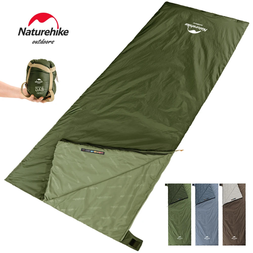 Naturehike Sleeping Bag LW180 Outdoor Ultralight Portable Waterproof Summer Sleeping Bag Envelope