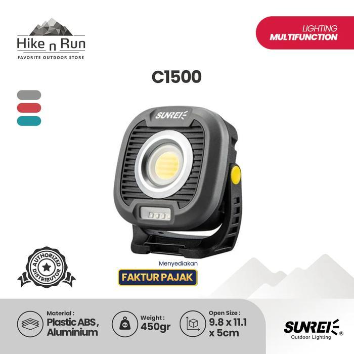 Lampu Serbaguna Sunrei C1500 Mini Camping Light