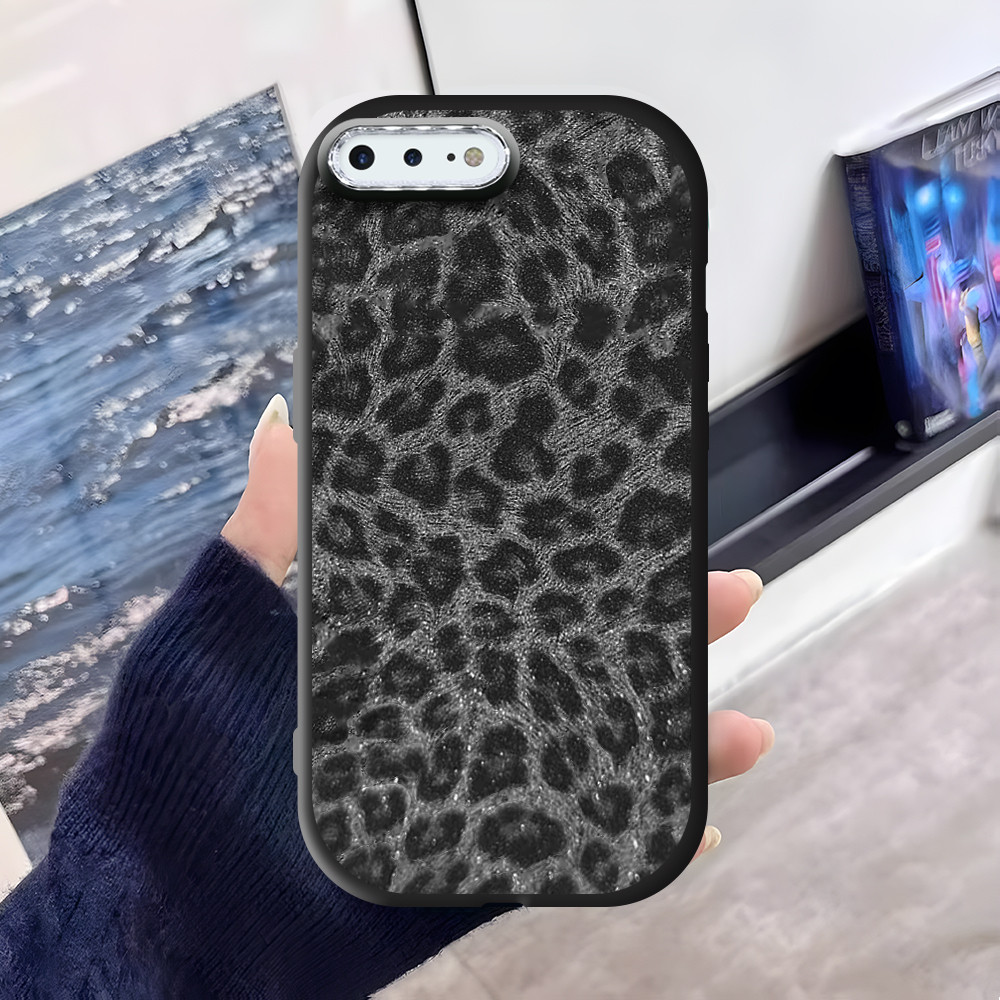 Casing Hp Untuk Compitable With iPhone 7 8 Plus Silikon Phone Case Softcase Kesing Sofcase Leopard P