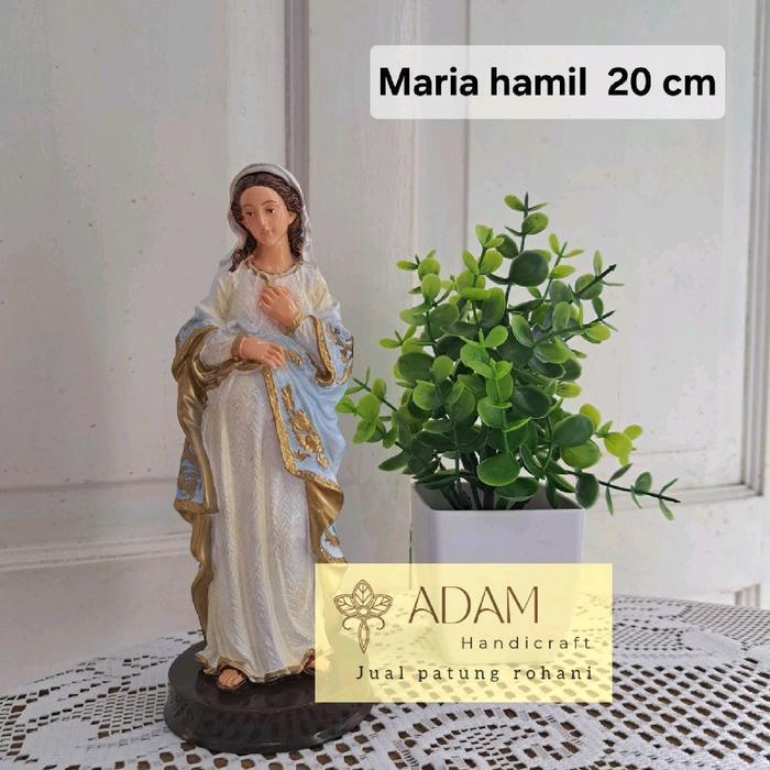 Ready Patung Maria Mengandung - Patung Maria Hamil - Kado Pernikahan Terlaris