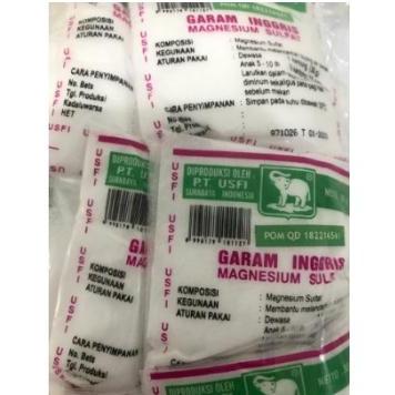 NEW PT USFI Garam Inggris Obat Pencahar Limited - 30g Magnesium Sulfat untuk Melancarkan Buang Air
