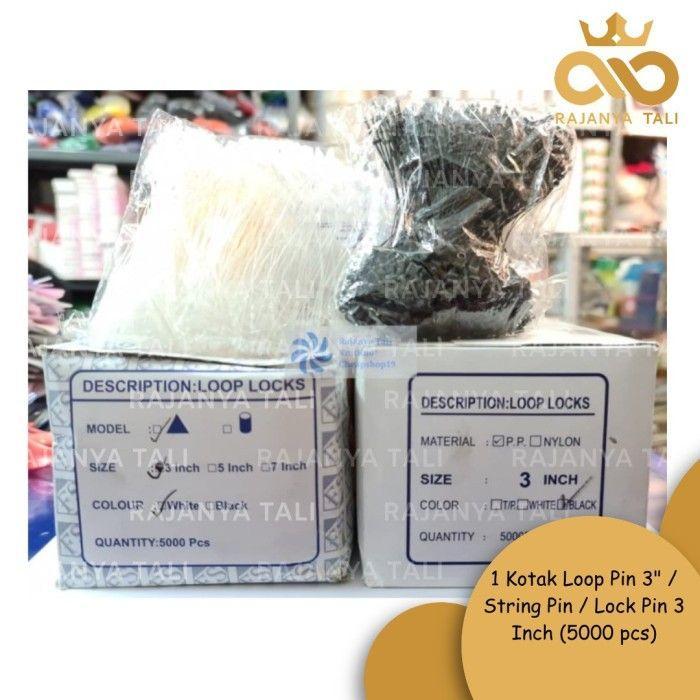 TERBARU 1 Kotak Loop Pin 3" / String Pin / Lock Pin 3 Inch (5000 pcs)