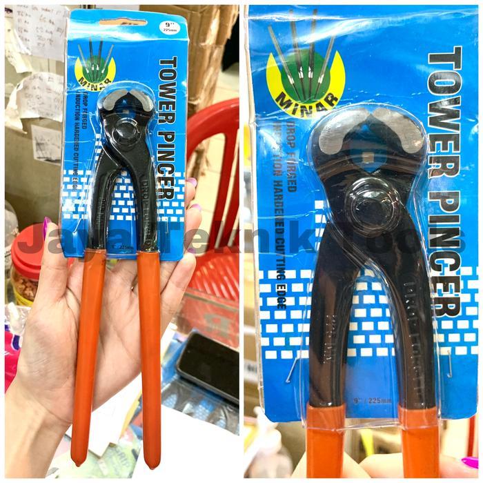 Tang Gegep 9 Inch Minar India Tower Pincer Plier Potong Kakatua