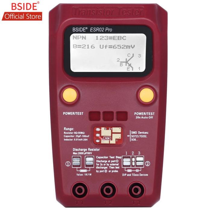 Multi-Purpose Transistor Bside Esr02Pro Smart Diode Triode Capacitance