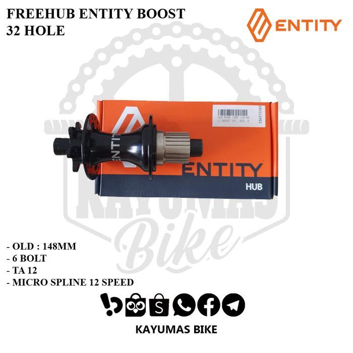 Pedalmaniaa- Freehub Entity Boost 12 Speed Micro Spline 32 Hole 6 Bolt