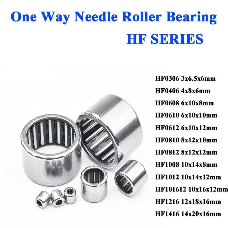 5/10Pc One Way Roller Bearing HF1008 HF0810 HF0306 H0406 HF0608 HF0610 HF0612 HF0812 HF1012 HF1216