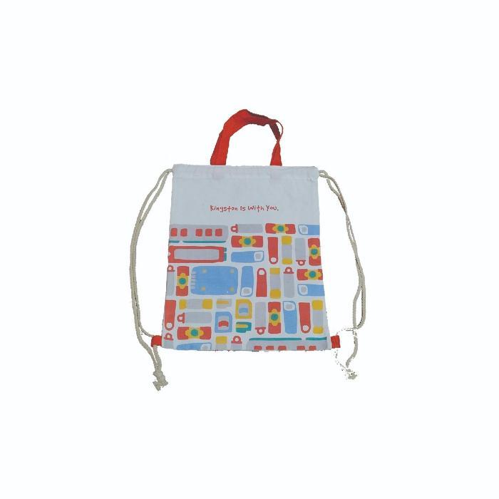 [TIDAK DIJUAL] Tas Canvas Putih Kingston - Merchandise