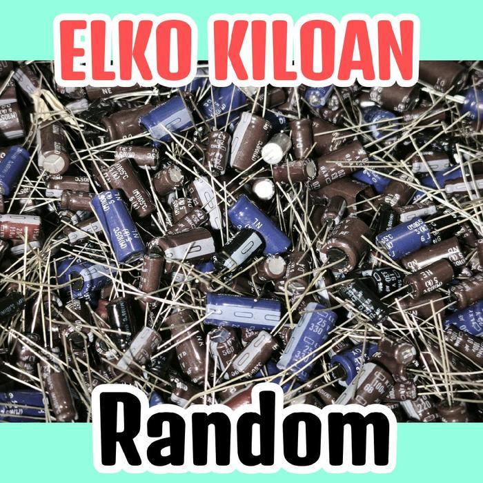 New 25 Elko capasitor elco kapasitor ORIGINAL kiloan value RANDOM original