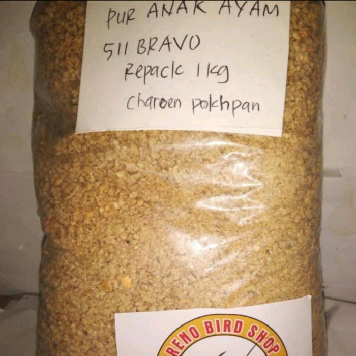 pur anak ayam 511 bravo charoen pokphand pakan ayam pedaging