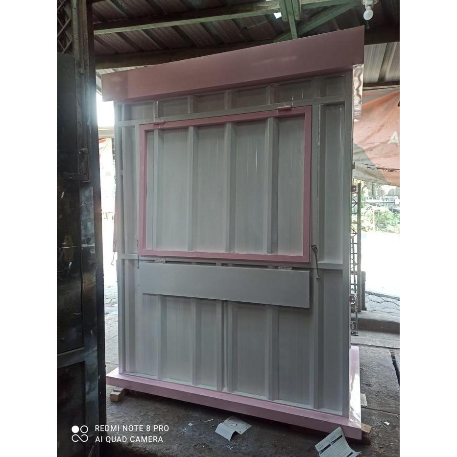 booth kontainer kafe dan dagang minimalis Bandung
