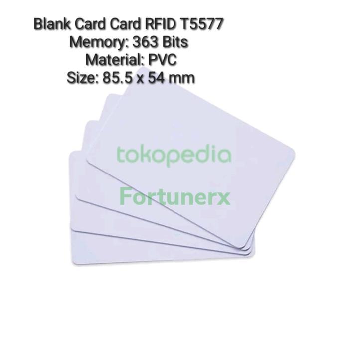 NEW Kartu RFID T5577 125 Khz Blank RFID Card T5577