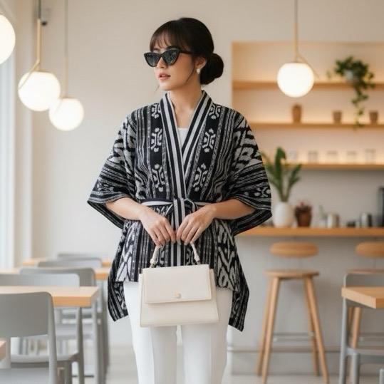 JTTOP" SHANAYA BATIK BLOUSE AYANA FULL TENUN KEMEJA BATIK WANITA KERJA BATIK MODERN SERAGAM ATASAN