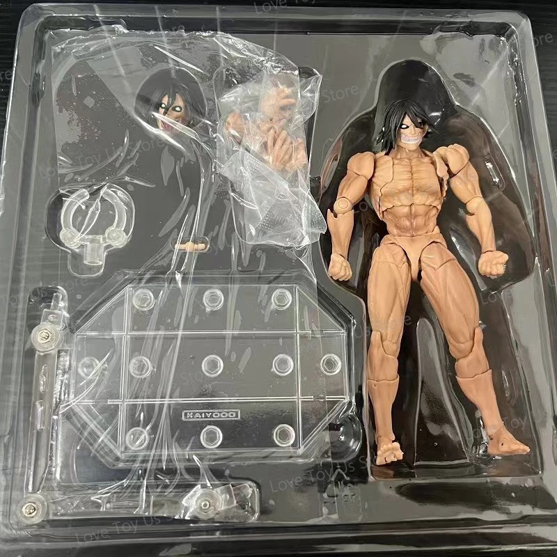 Kaiyodo Armored Titan Figure Revoltech Amazing Yamaguchi Attack on Titan Movable Anime Toy