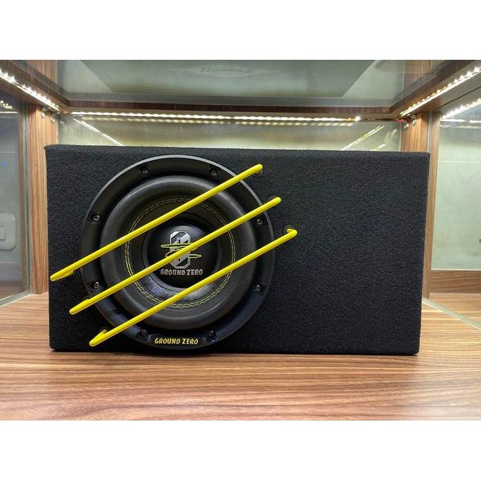 SUBWOOFER GROUND ZERO GZRB 20 SPL 8 INCH SUBWOOFER GERMAN