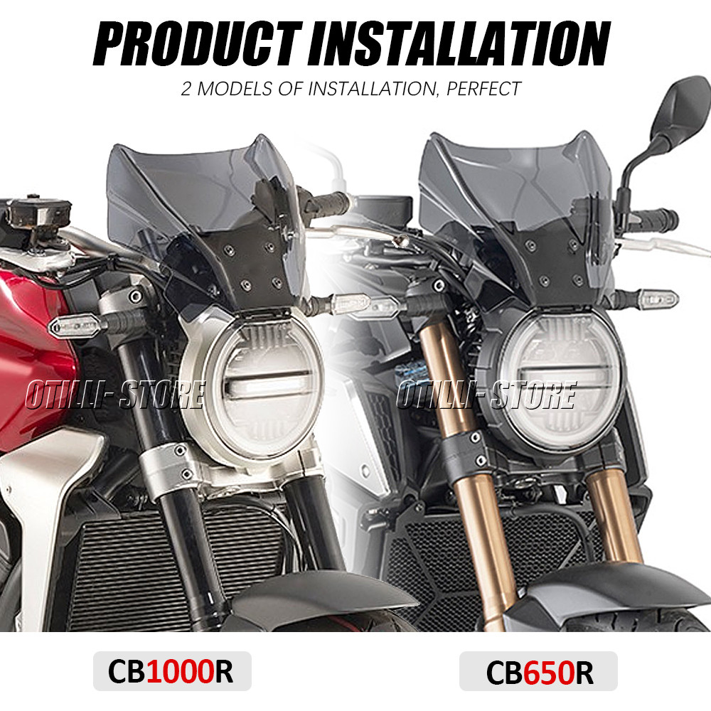 NEW MOTORCYCLE CB 650 1000 R CB 650R 1000R WINDSHIELD WINDSCREEN FOR HONDA CB650R CB1000R WIND