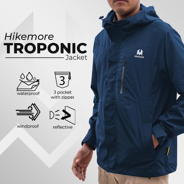 Eiger Sportwear - Jaket Gunung Waterproof Hikemore Troponic Original Terbaru