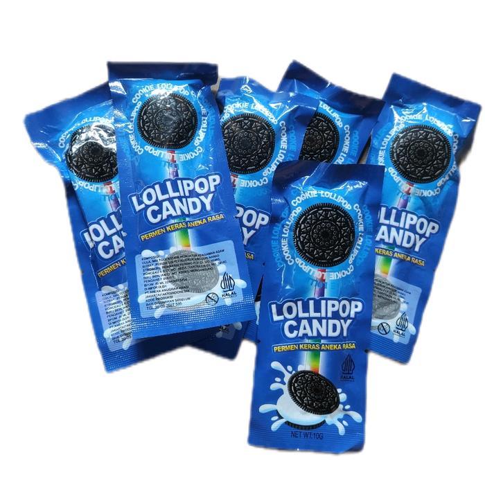 Lollipop Candy Permen Keras Aneka Rasa Oreo isi 30 pcs Snack
