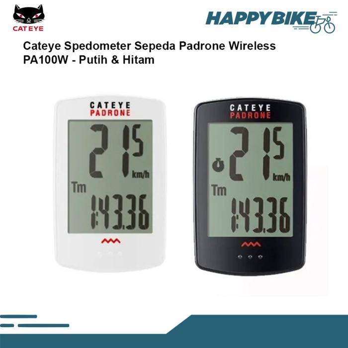 CATEYE Speedometer Sepeda PA100W Padrone Wireless Pengukur Kecepatan Sepeda
