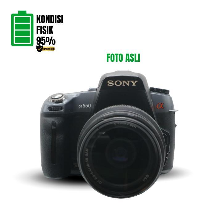 Sony A550 DSLR Camera - Kamera SLR dengan Sensor APS-C 14.2MP dan Image Stabilization