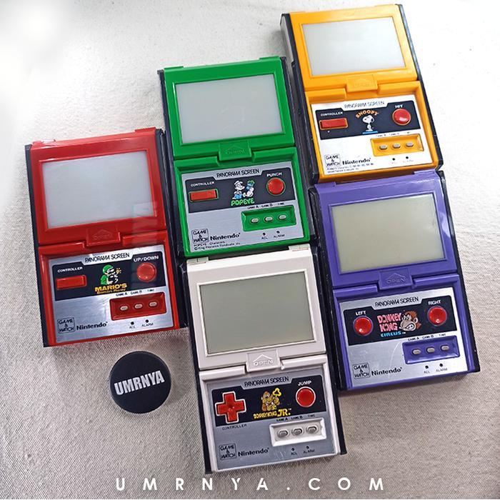 Game & Watch Nintendo Panorama Screen Mario and GameWatch Gameboy GBA