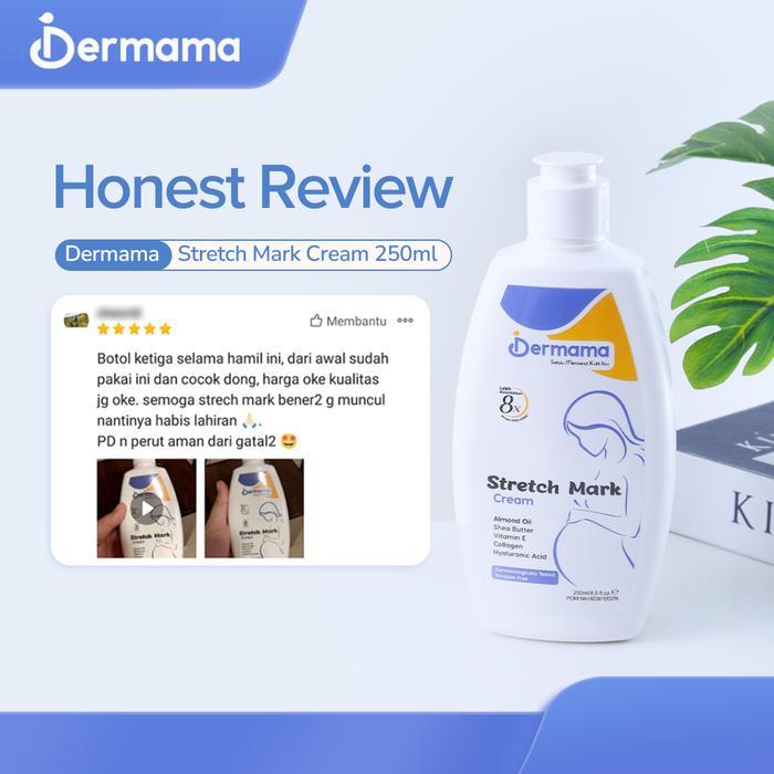 Premium Dermama Stretch Mark Cream Cream Stretch Mark Ibu Hamil Kulit Lembab Bebas Stretch Mark