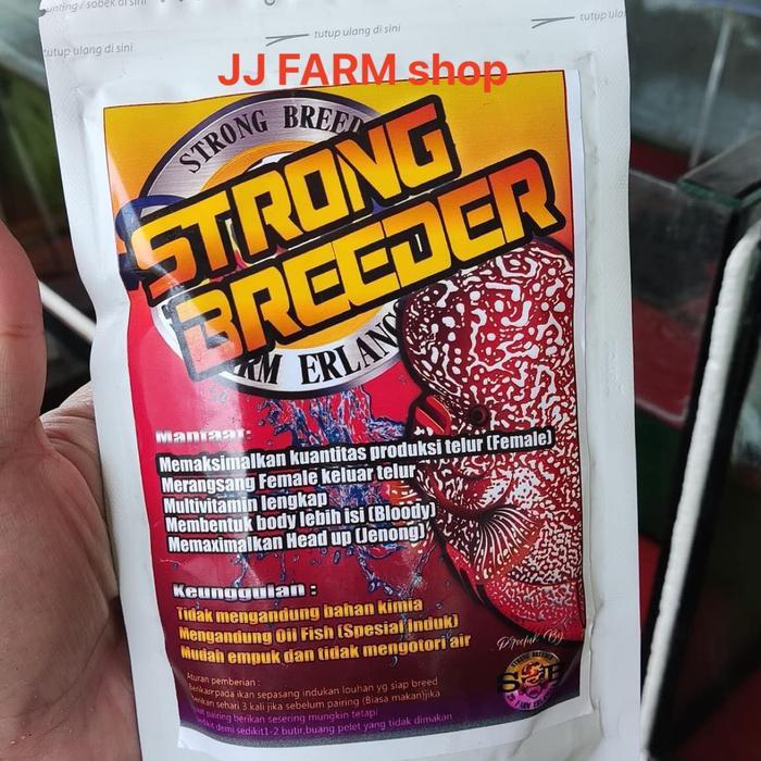 Pelet Strong Breeder & Jenong Big Head Pakan Indukan Louhan Lohan Dll