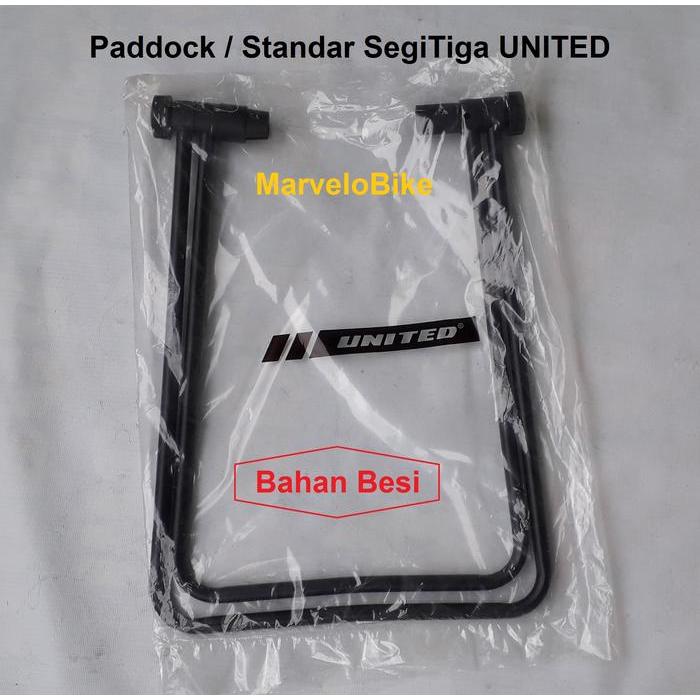 Paddock Standar Sepeda Lipat Mtb Bmx Fixie Balap United Segitiga
