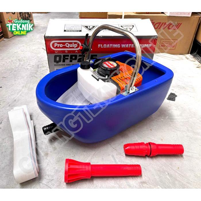 Mesin Floating Pump PROQUIP QFP215 2TAK / Pompa Air Ampung Floating Water Pump Siram Bawang Merah