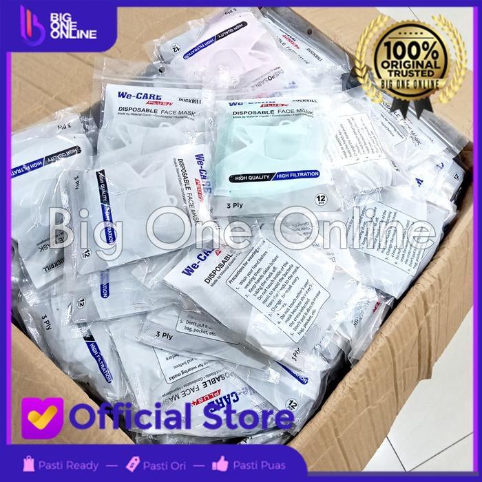 READY Masker Duckbill 3ply 1 Karton isi 125 Pack, Duckbill Mask 3 Ply