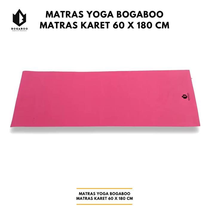 MATRAS YOGA MAT tebal 5 mm MERK BOGABOO - MATRAS CAMPING - MATRAS GYM