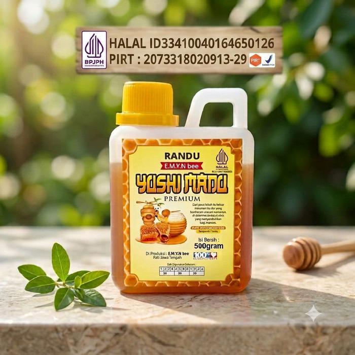 Jual Madu Randu Super Alami 500gram - Madu Murni dari Lebah Ternak Melifera asli