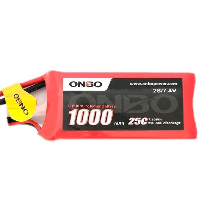 Promo Lipo 2S 7.4V 1000Mah 25-50C Baterai Onbo Power