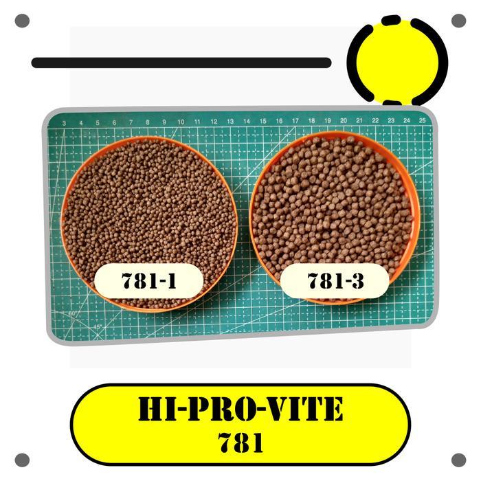 Premium Hi-Pro-Vite 781 Hi Pro Vite Pakan Pelet Ikan Lele Nila Gurame 781-1 781-2 781-3 Original