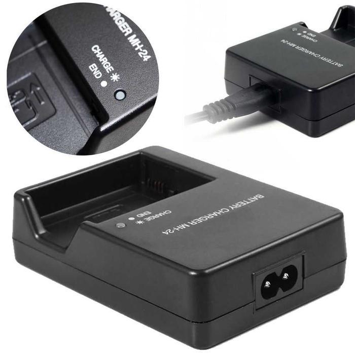 USEA Charger Baterai Kamera MH-24 for Nikon P7000, D3100, D3200, D5100, D5200, D5300, dan D5500 -