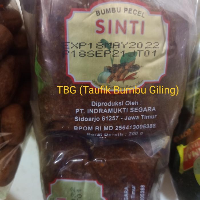 bumbu pecel sinti 200gr