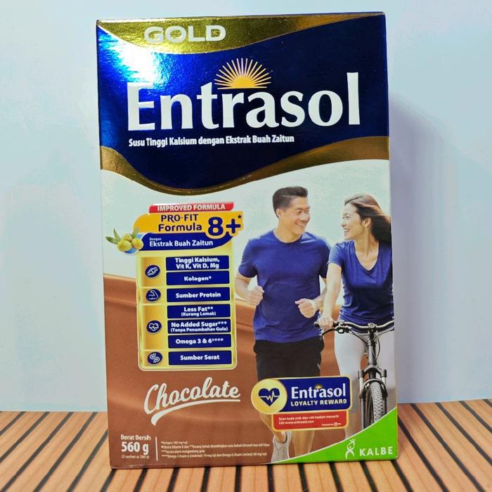 nEW Susu entrasol gold 560 gr vanila coklat