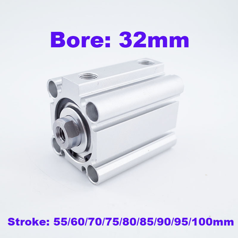 CQ2B/CDQ2B with magnet bore 32mm stroke 55/60/65/70/75/80/85/90/95/100mm Double Acting pneumatic air