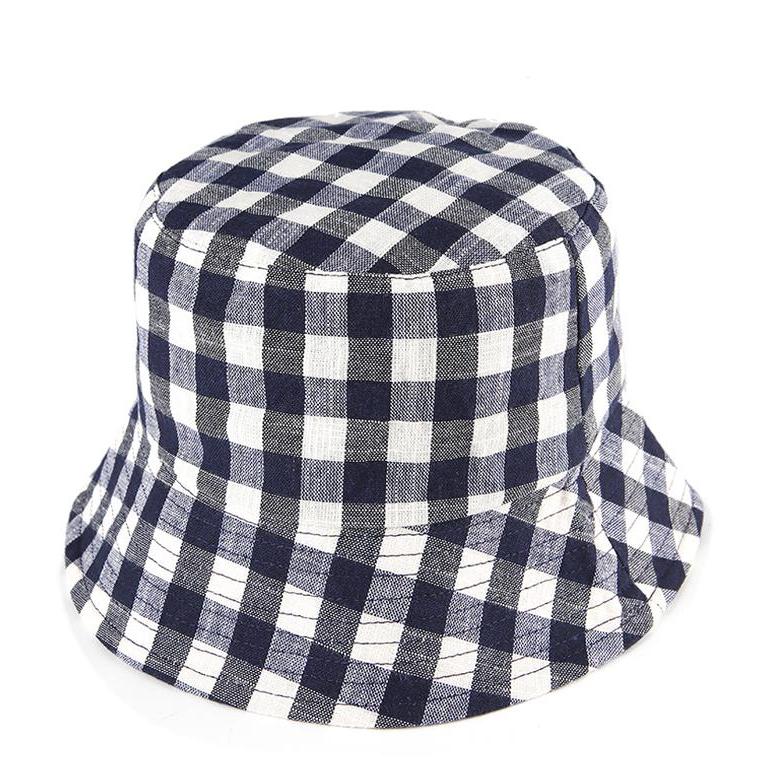 Urban State - Checkered Bucket Hat - Navy