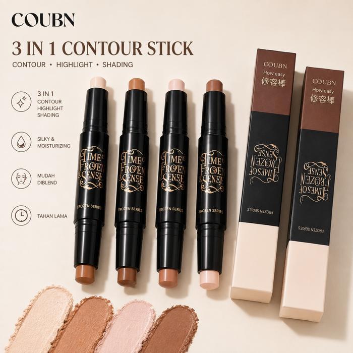 Contour Stick Double-ended 2in1 Makeup Higlighter & Contour Shading Hidung 105