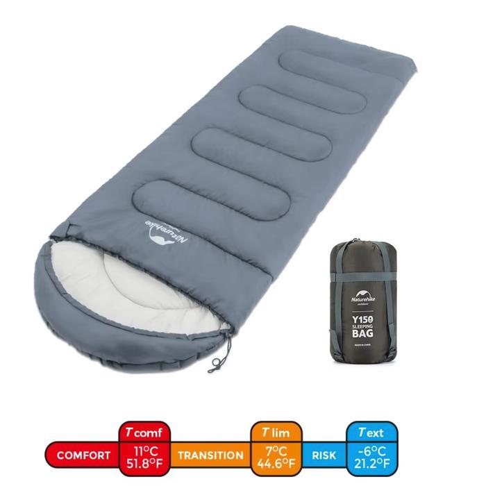 SLEEPING BAG CAMPING ENVELOPE HOLLOW COTTON NATUREHIKE NH21MSD08