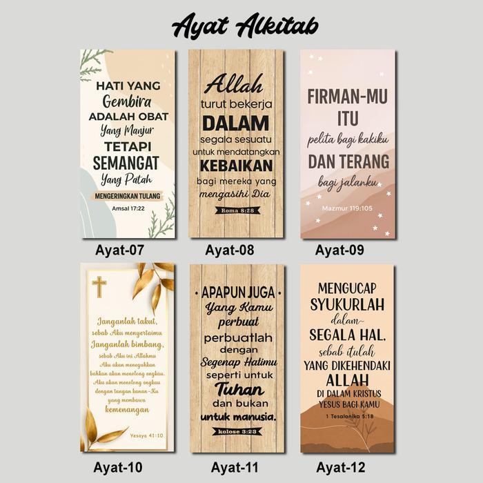 Hiasan dinding Bersyukur Ayat TUHAN yesus Kutipan alkitab Ayat KRISTEN
