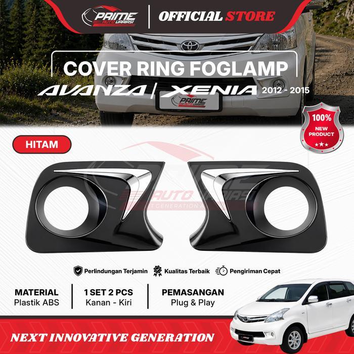 ORI Ring Foglamp Cover Foglamp All New Avanza Xenia 2011 - 2014 - HITAM ORIGINAL